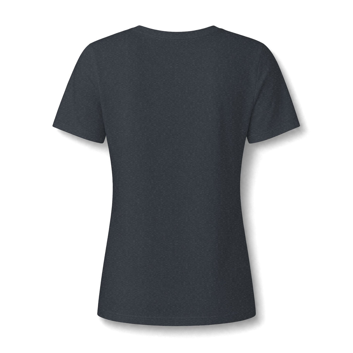 Senior 2026 Cheer Mom V-Neck Tee — Pink Pom Pom Graduation Shirt