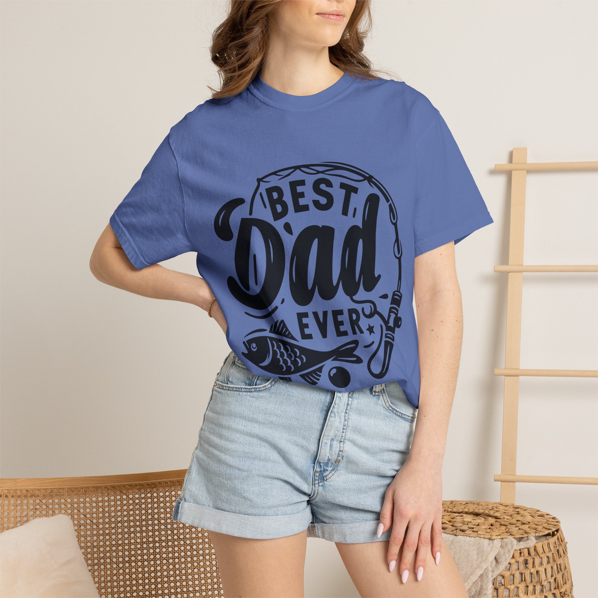 Best Dad Ever Fishing T-Shirt — Father’s Day Gift Tee