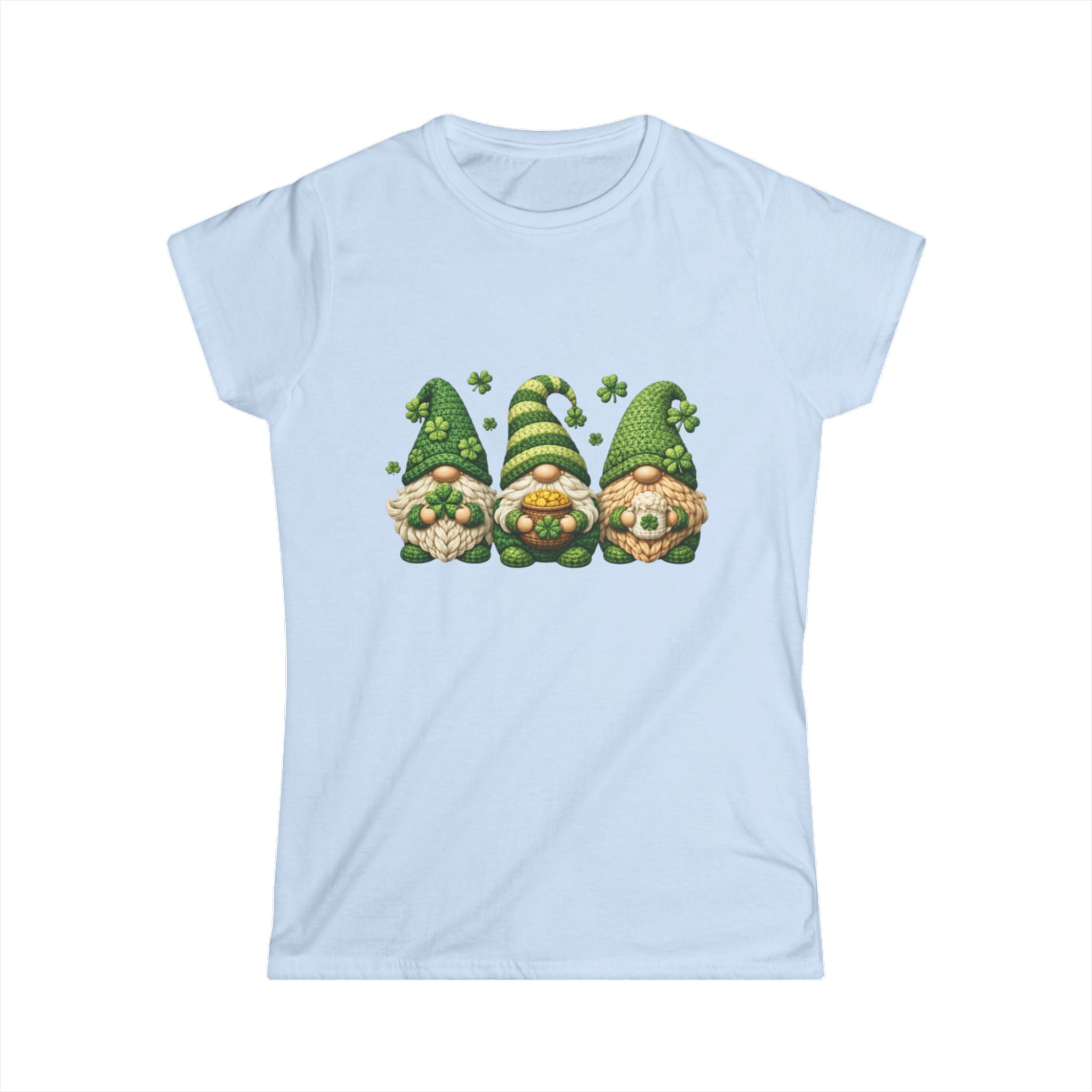 Lucky Green Gnome Cotton Tee