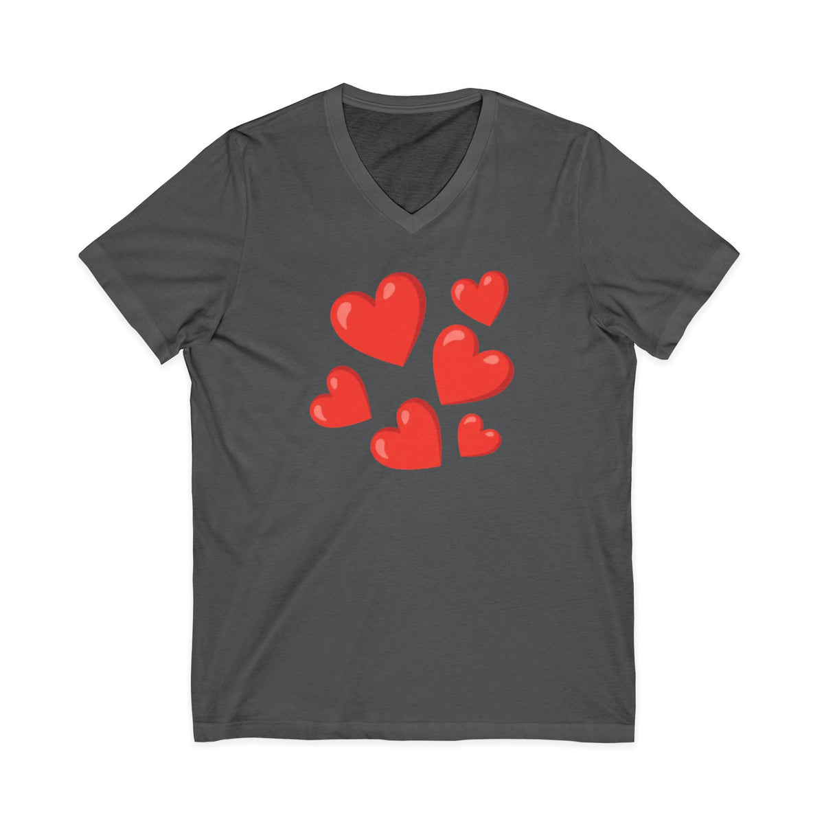 Unisex Jersey Short Sleeve V-Neck Tee
