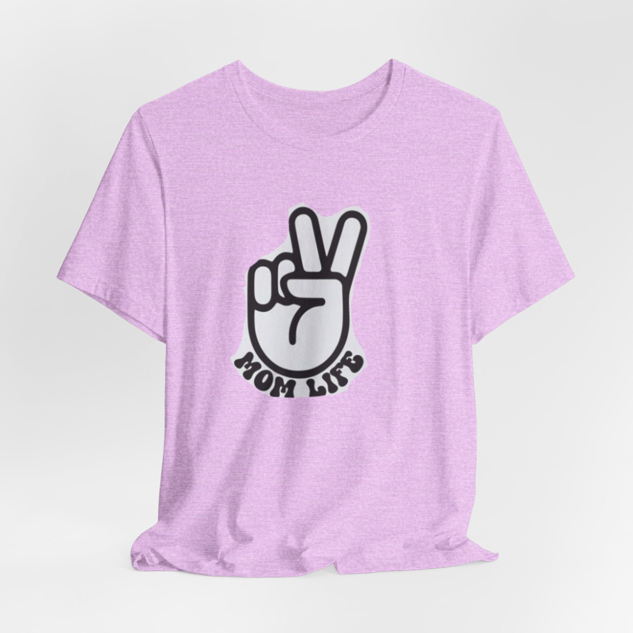Mom Life Peace Sign T-Shirt
