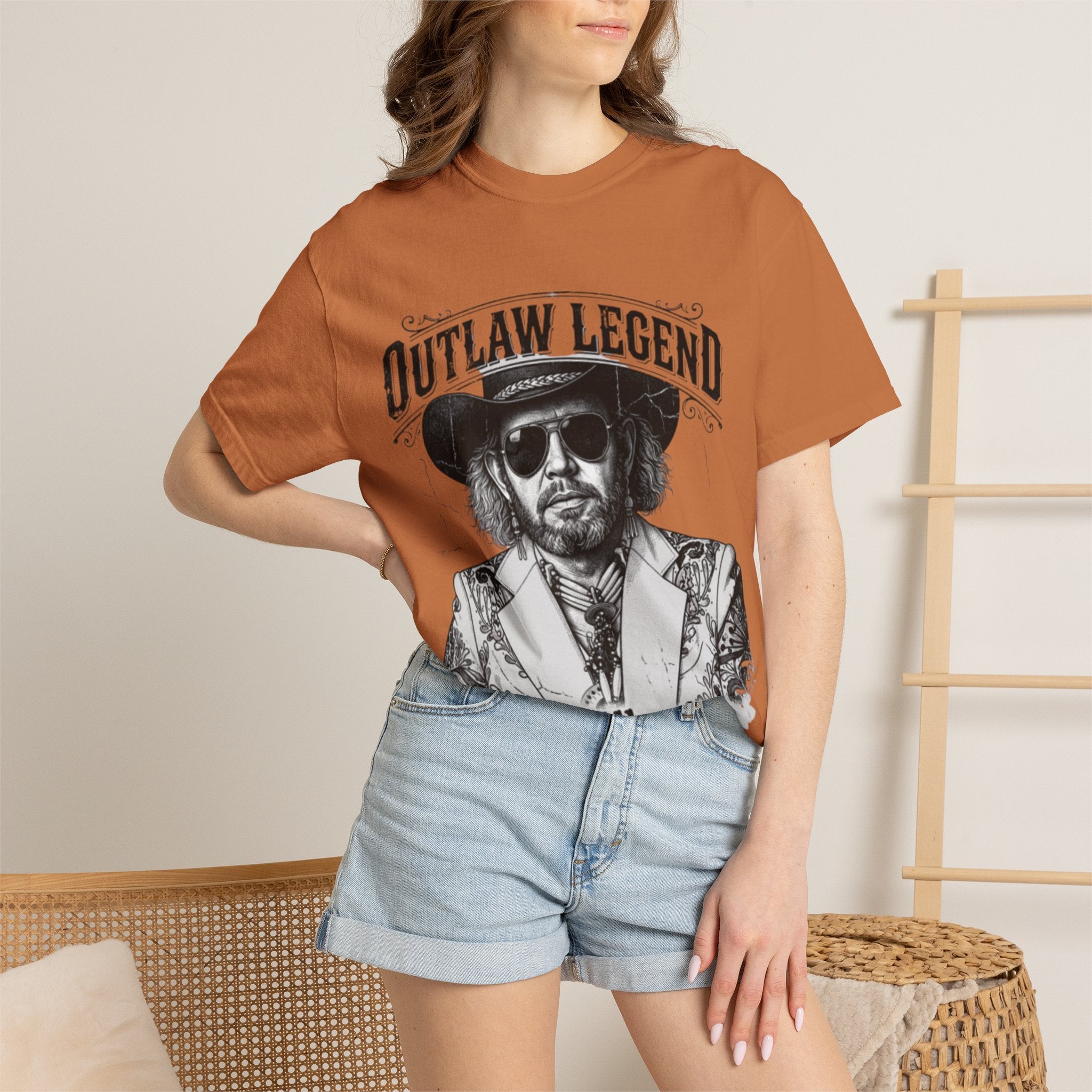 Outlaw Legend Tribute T-Shirt — David Allan Coe Memorial Graphic Tee