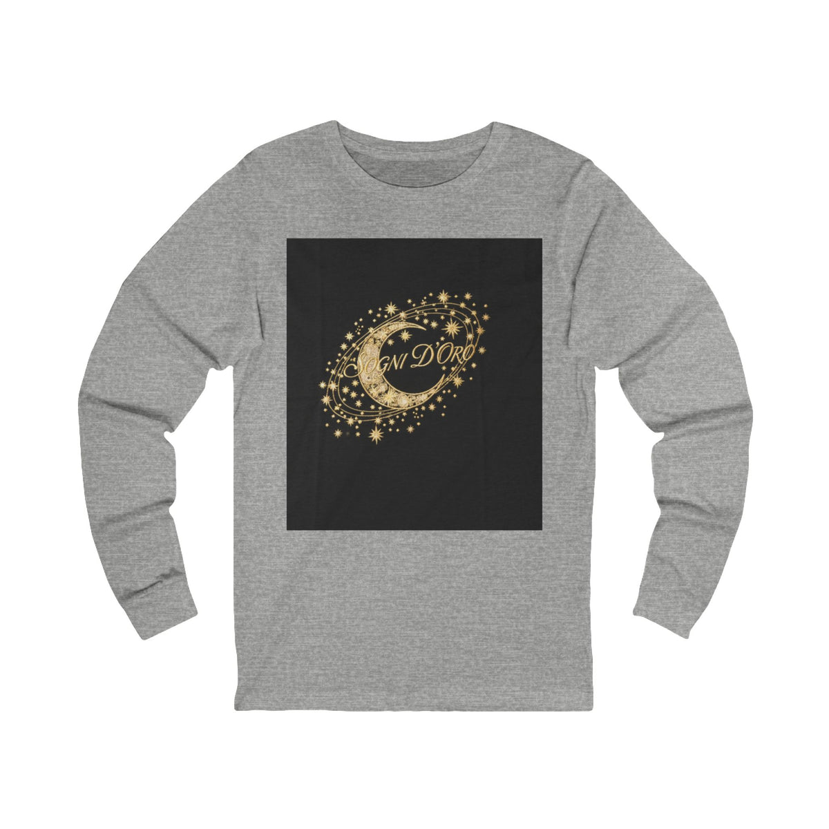 Turkish Text Long Sleeve Tee — "Ruya Gibi" Cotton Quality