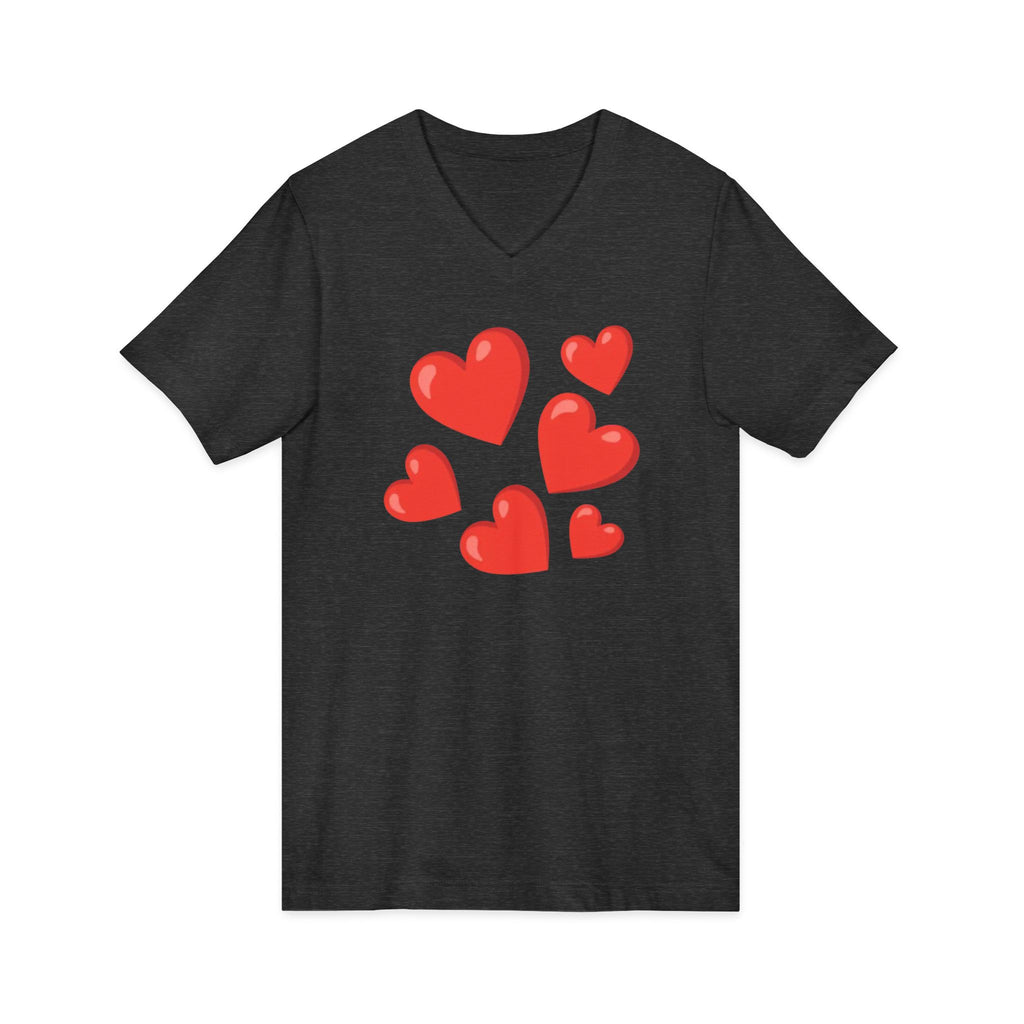 Unisex Jersey Short Sleeve V-Neck Tee