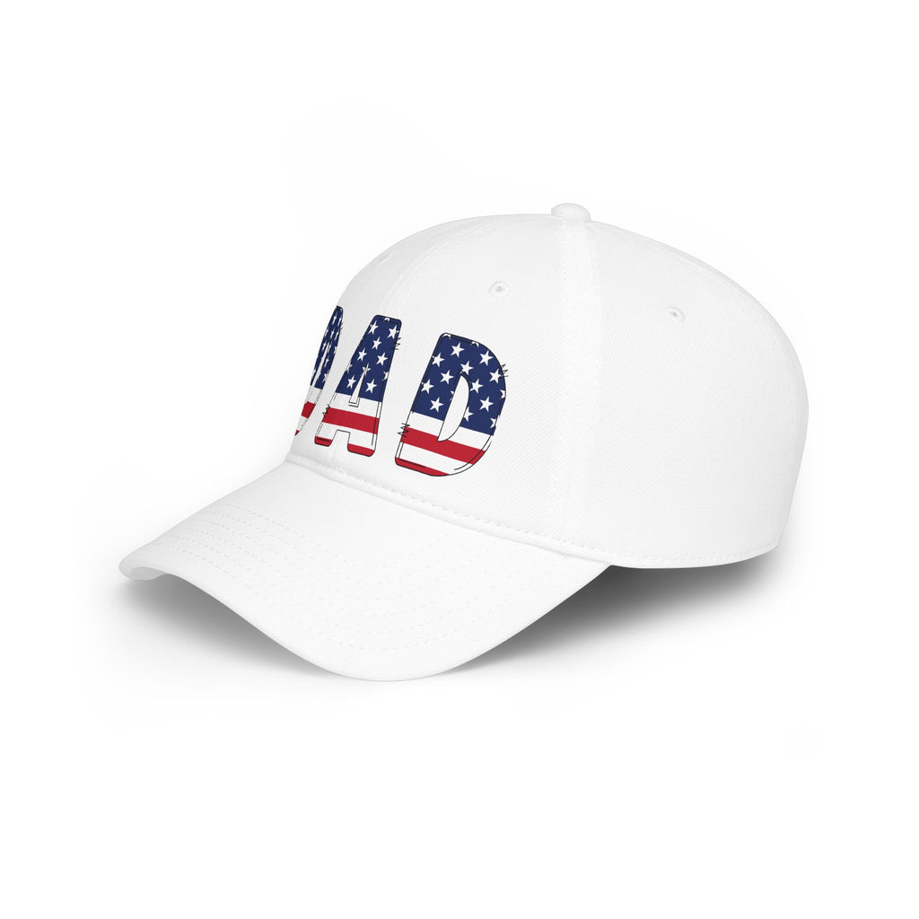 Dad Baseball Cap — American Flag Patriotic Dad Hat for Father’s Day & 4th of July