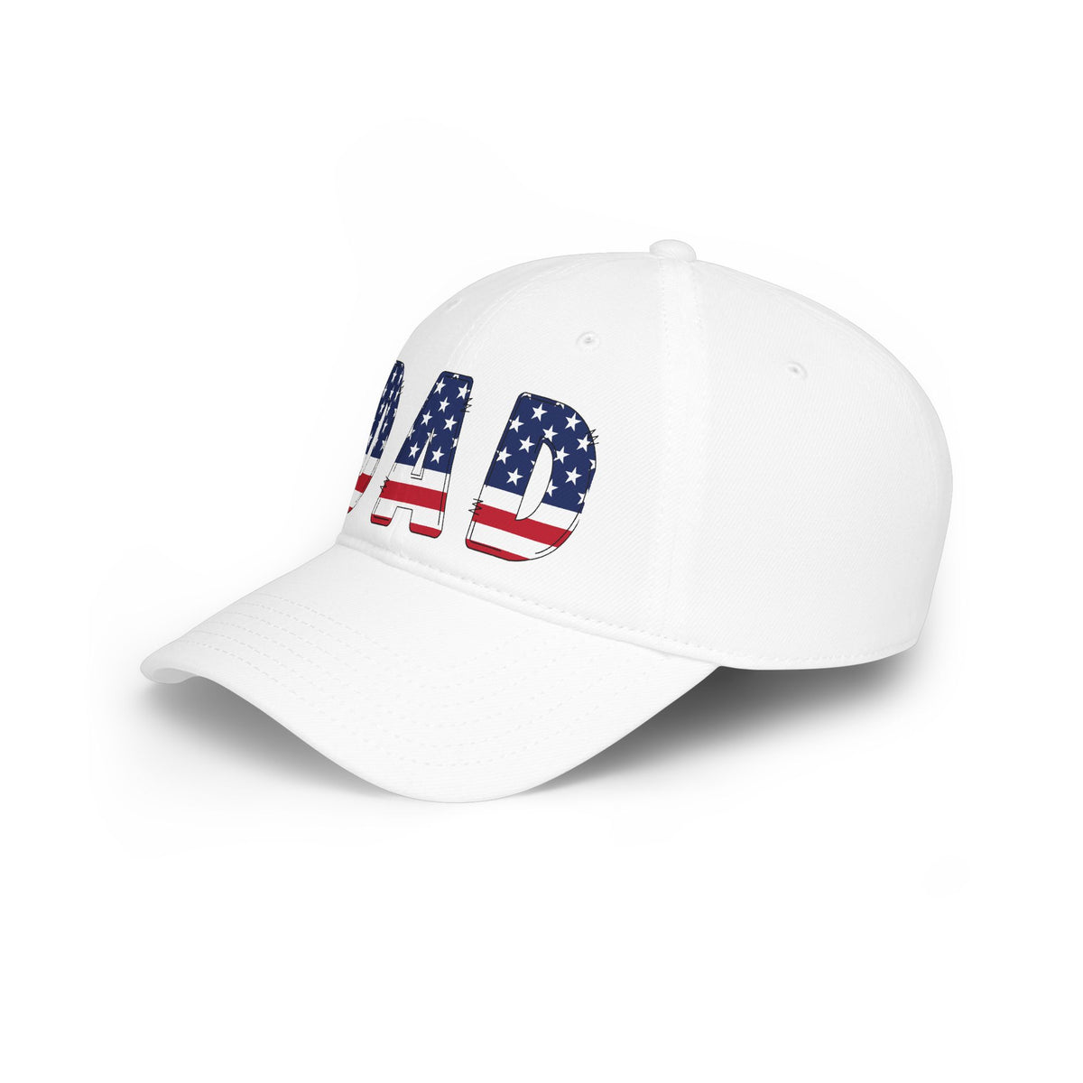 Dad Baseball Cap — American Flag Patriotic Dad Hat for Father’s Day & 4th of July