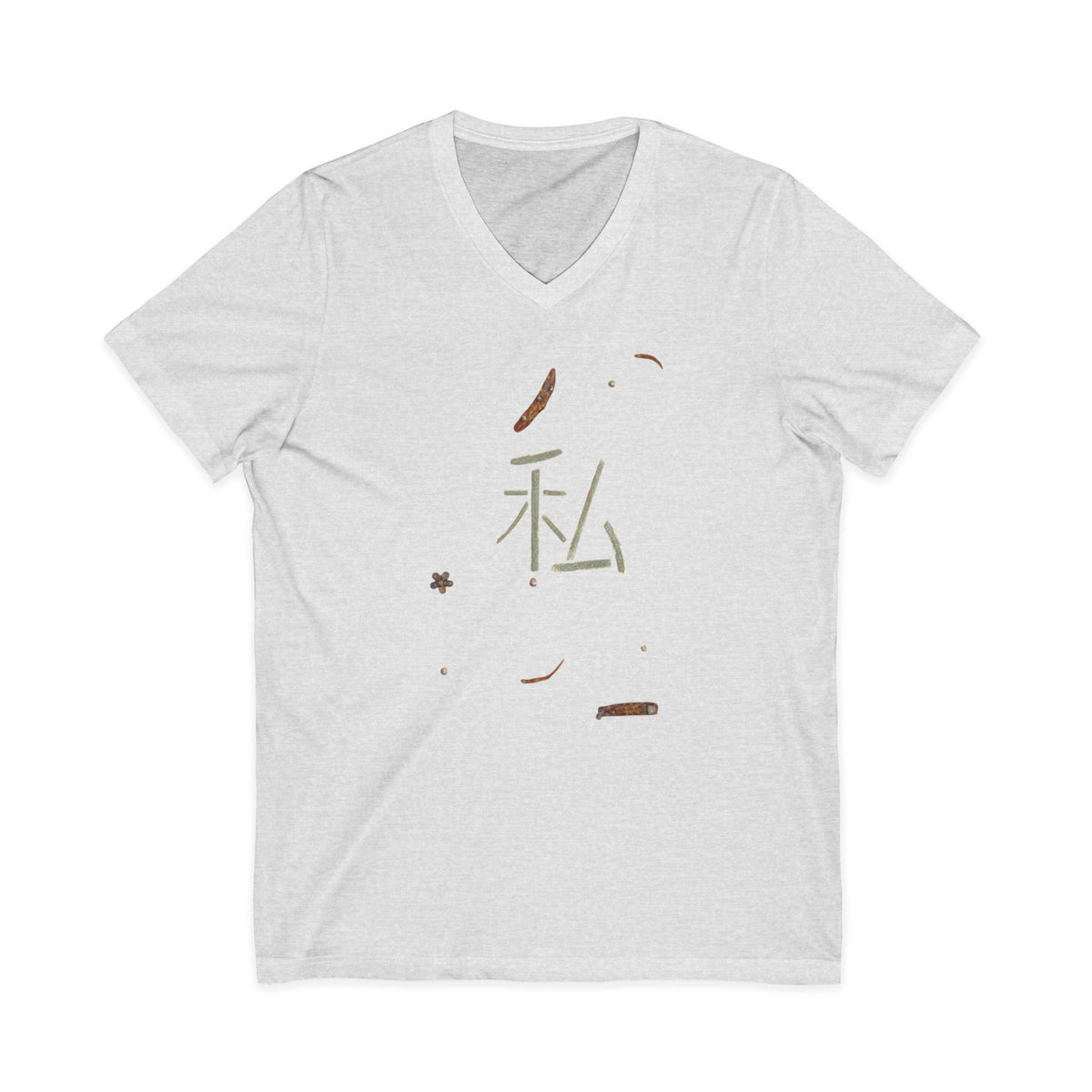 Unisex Jersey Short Sleeve V-Neck Tee