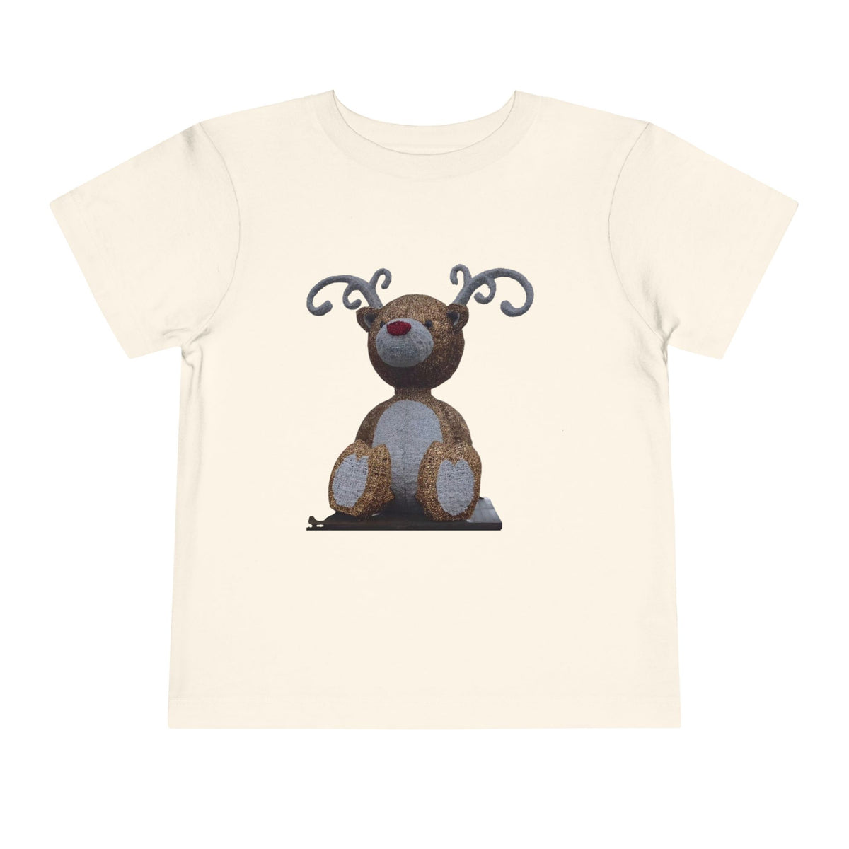 Toddler Tee — Cute Reindeer Stuffed Animal Graphic