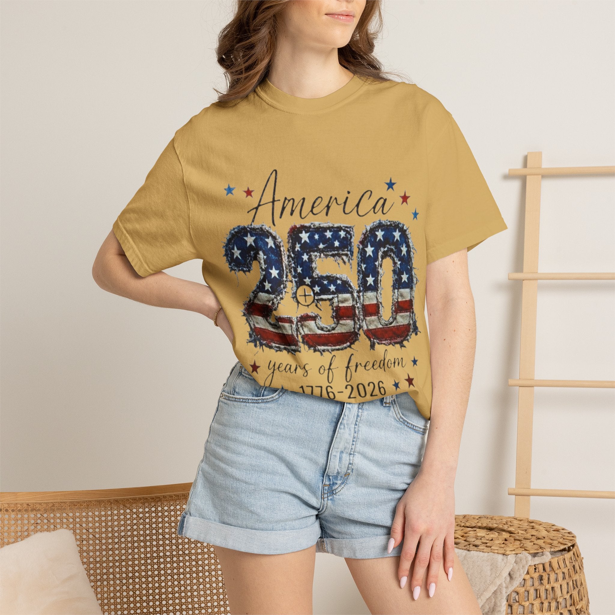 America 250 T-Shirt — 1776–2026 Stars & Stripes Patriotic Tee