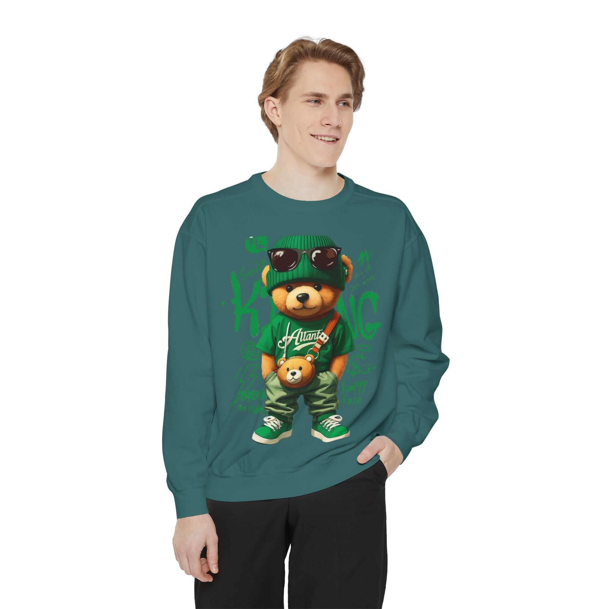Bear Graphic Cotton Sweatshirt