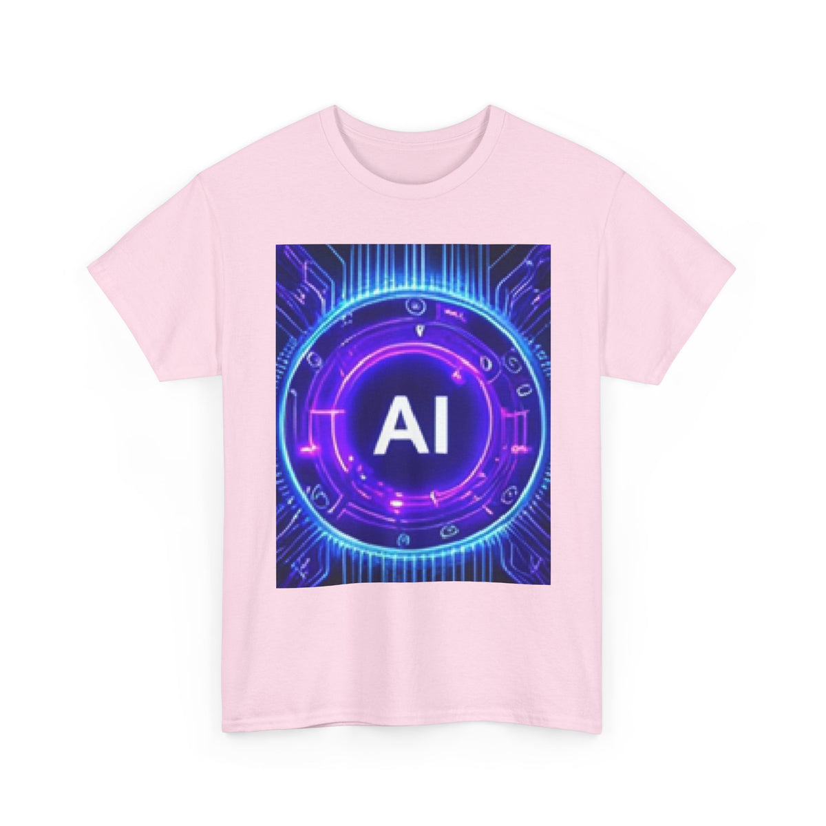 AI Circuit Tee — Futuristic Tech Graphic T-Shirt