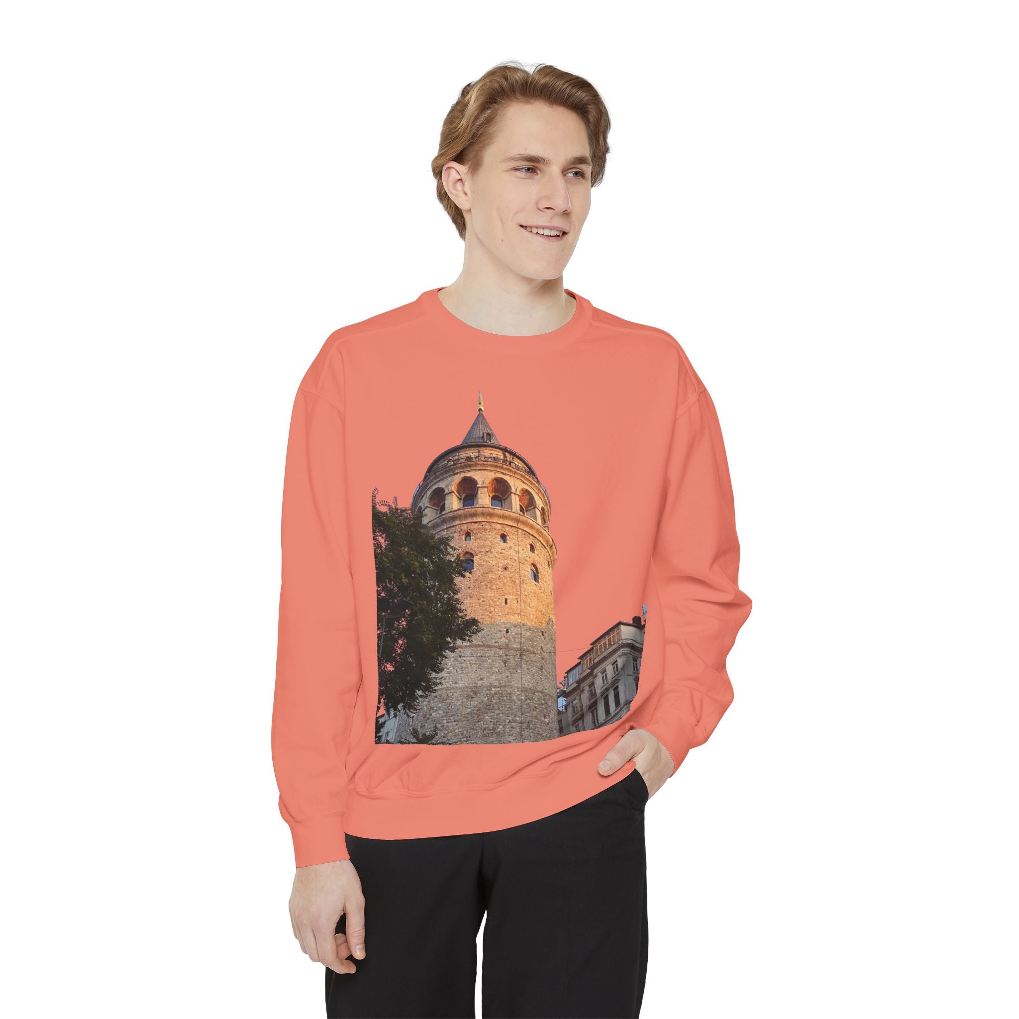Garment-Dyed Cotton Sweatshirt