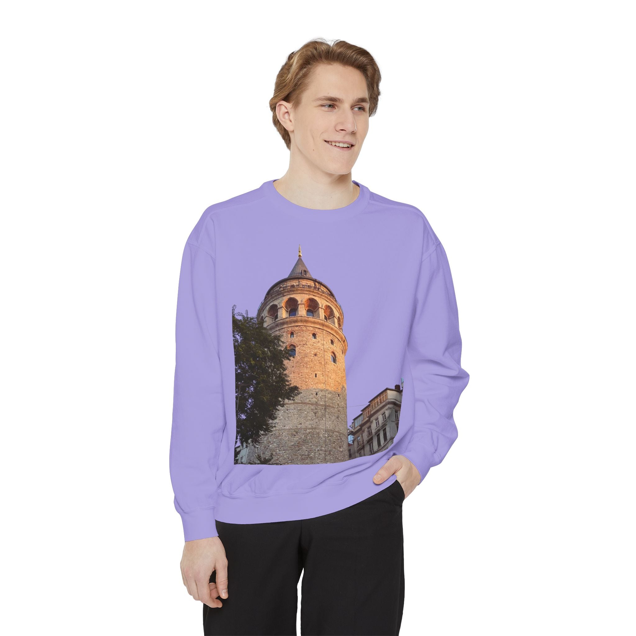 Garment-Dyed Cotton Sweatshirt