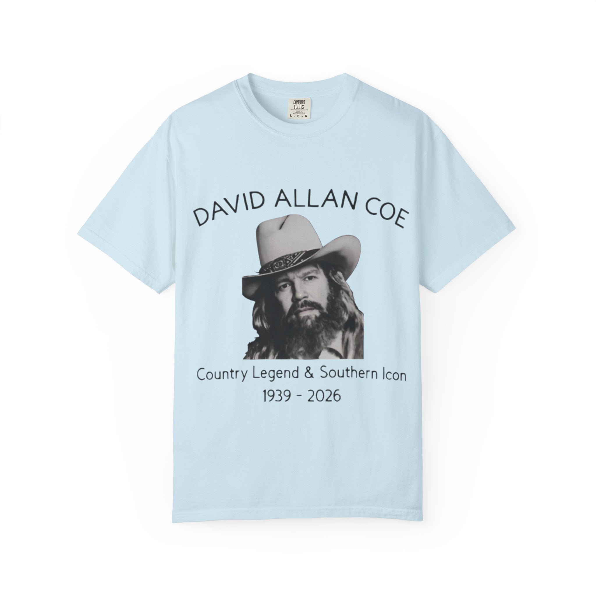 David Allan Coe Tribute T-Shirt – Vintage Cotton Memorial Tee