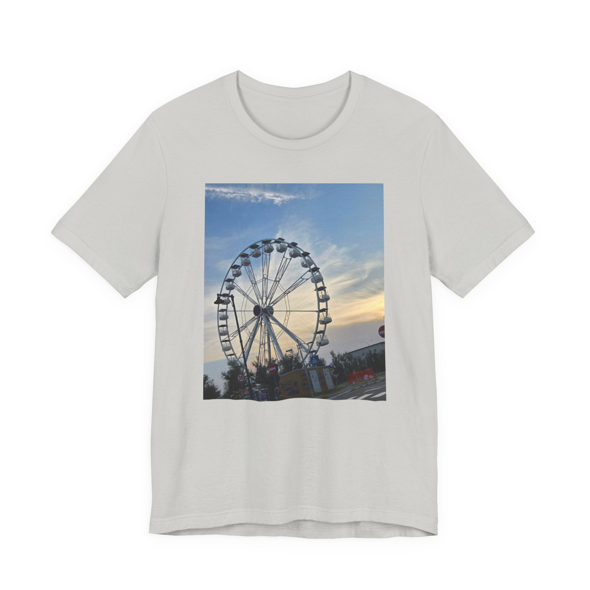Ferris Wheel Sunset T-Shirt — Carnival Photo Tee