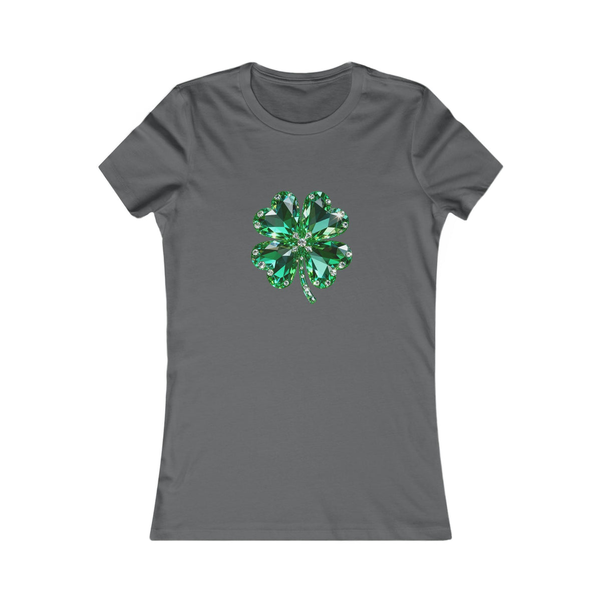 Women's T‑Shirt — Green Shamrock Clover Graphic St. Patrick's Day Tee