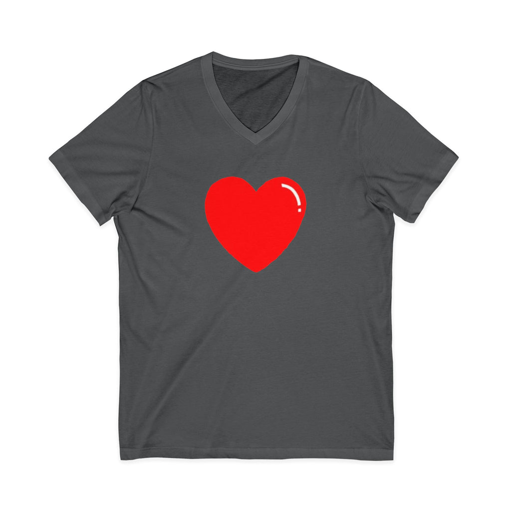 Unisex Jersey Short Sleeve V-Neck Tee