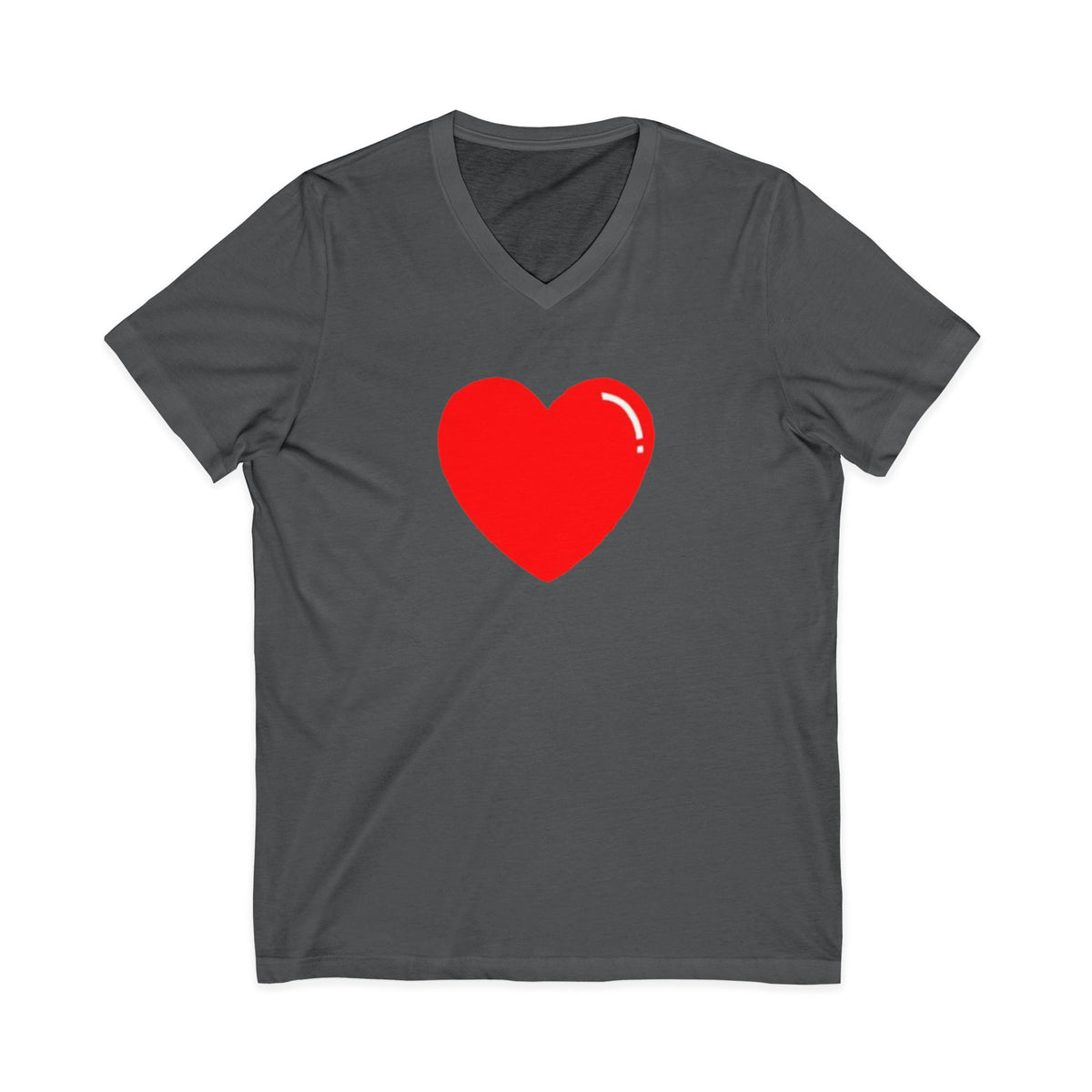 Unisex Jersey Short Sleeve V-Neck Tee