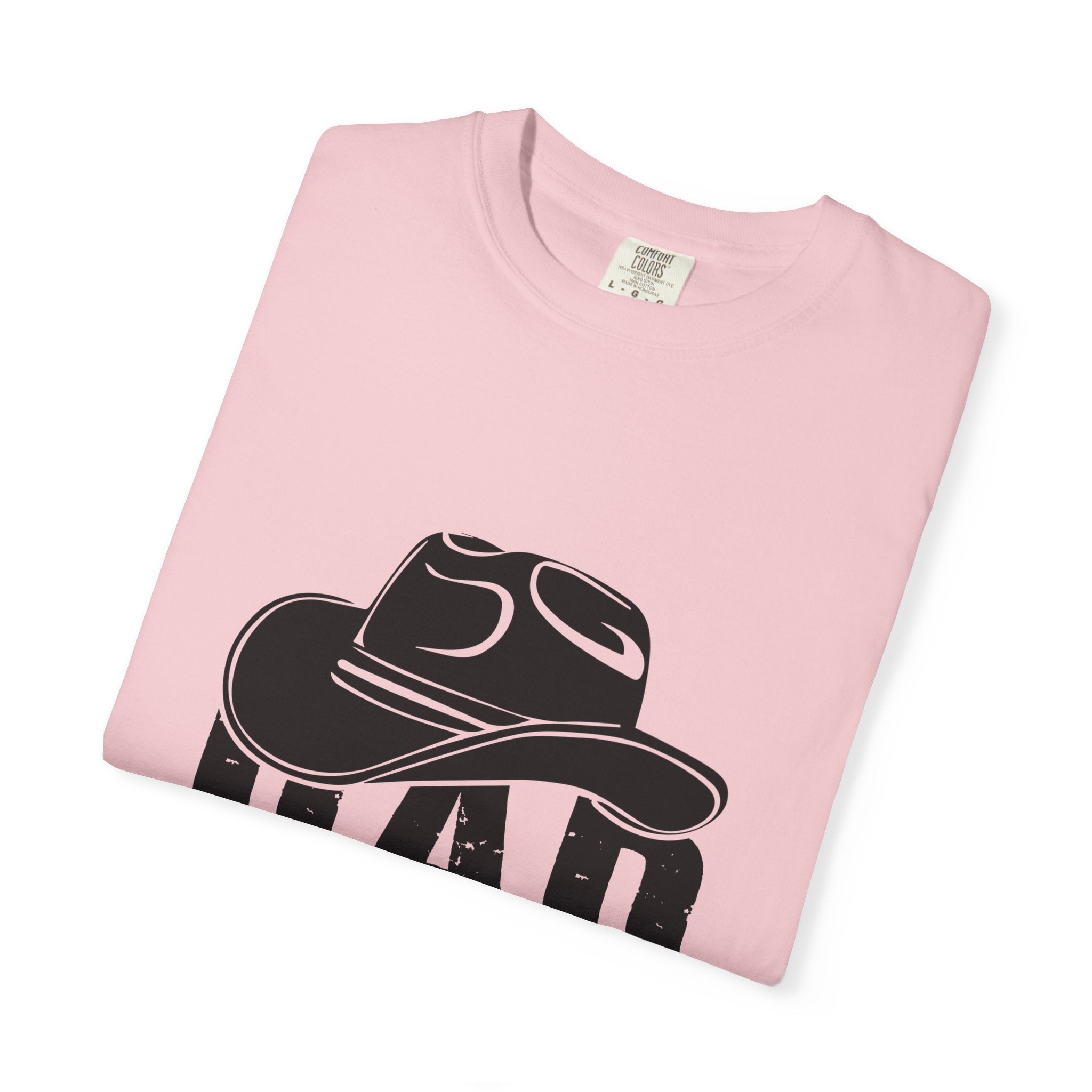 Dad of Girl T-Shirt — Cowboy Hat Father of Daughter Tee