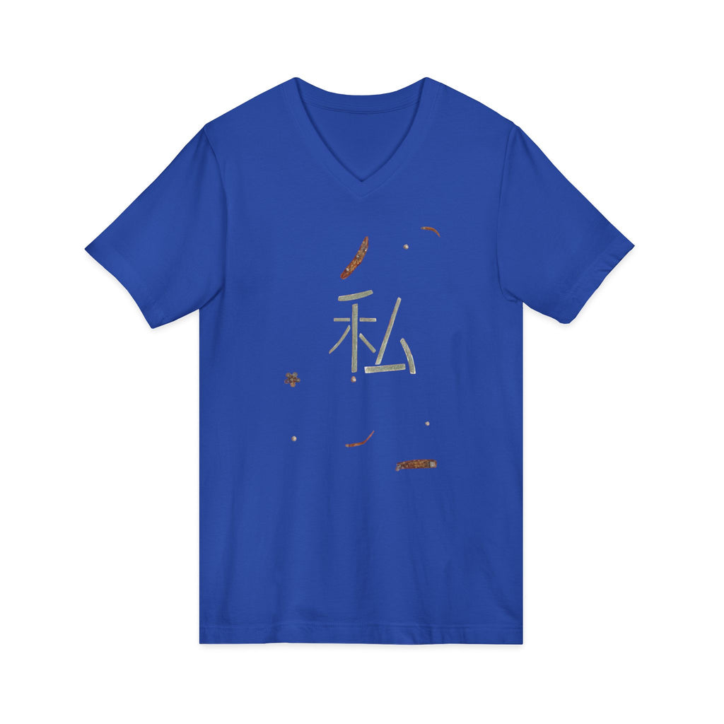 Unisex Jersey Short Sleeve V-Neck Tee