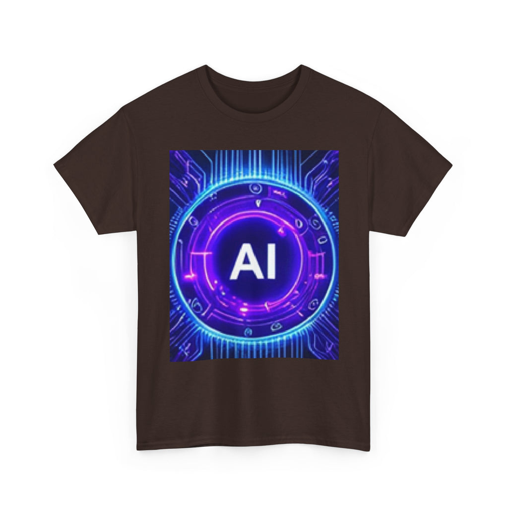 AI Circuit Tee — Futuristic Tech Graphic T-Shirt