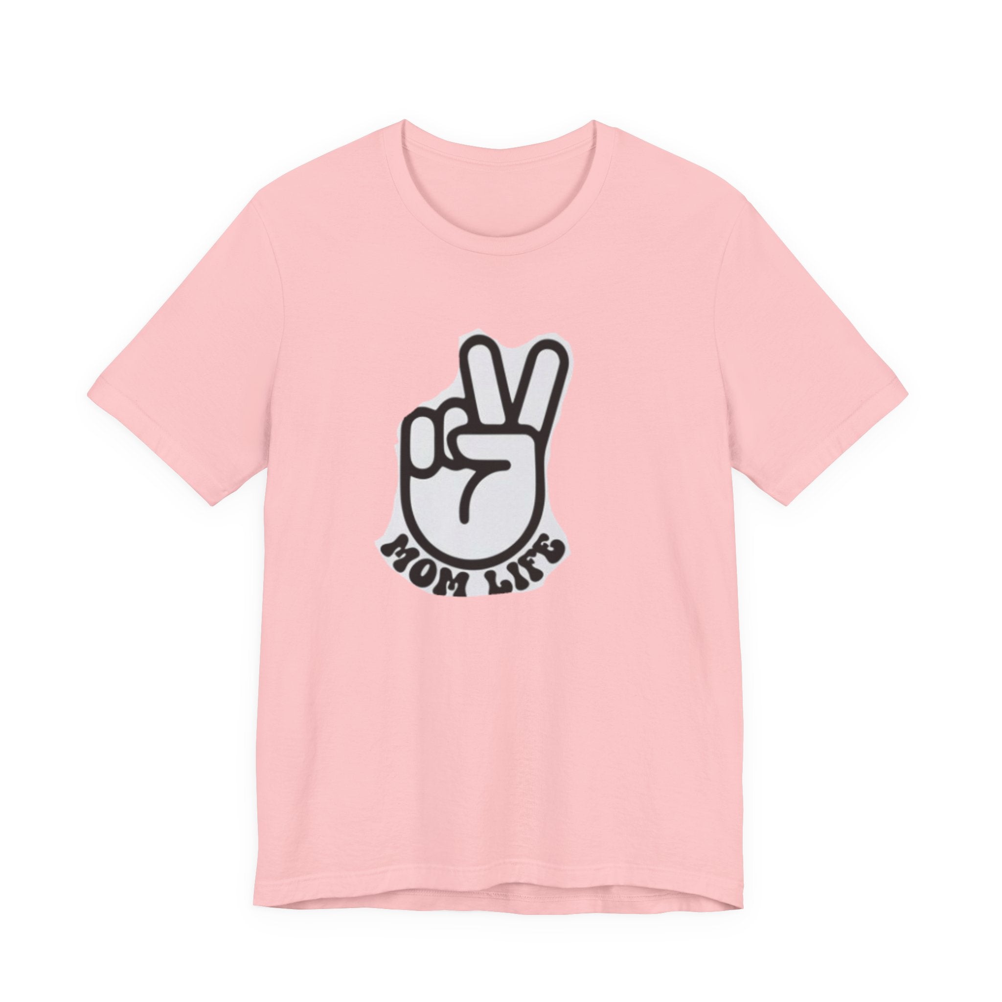 Mom Life Peace Sign T-Shirt