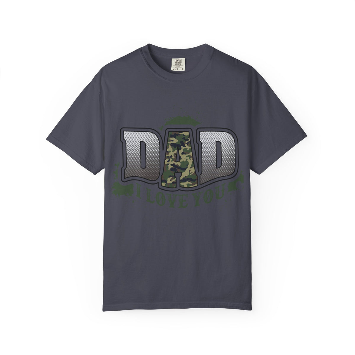 Dad I Love You Camo Graphic T-Shirt