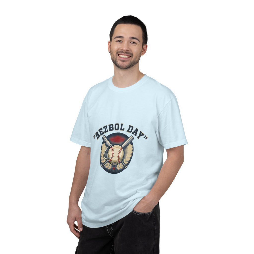 Baseball Graphic T-Shirt — "Bezbol Day" Retro Baseball Tee