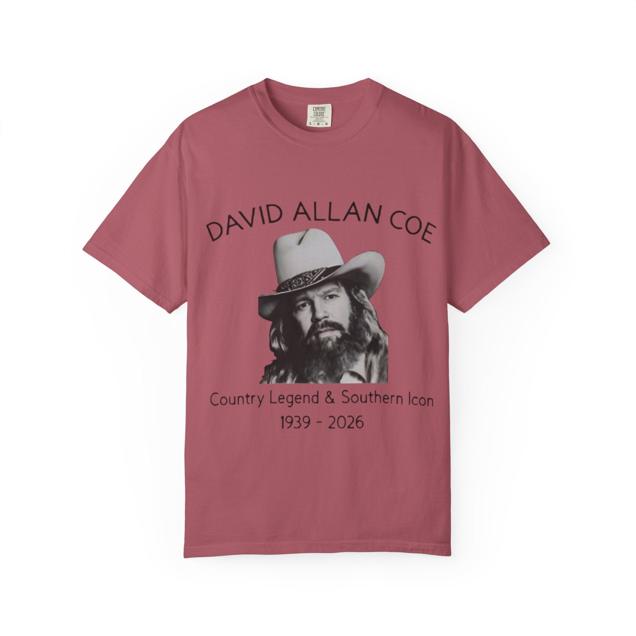 David Allan Coe Tribute T-Shirt – Country Legend Memorial