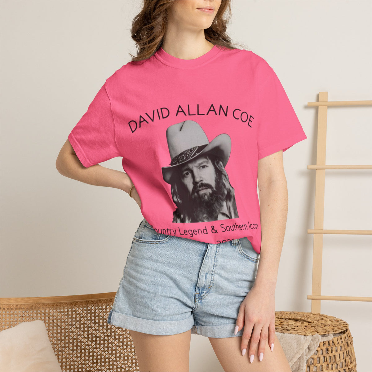 David Allan Coe Tribute T-Shirt — Country Legend Memorial Tee (1939–2026)