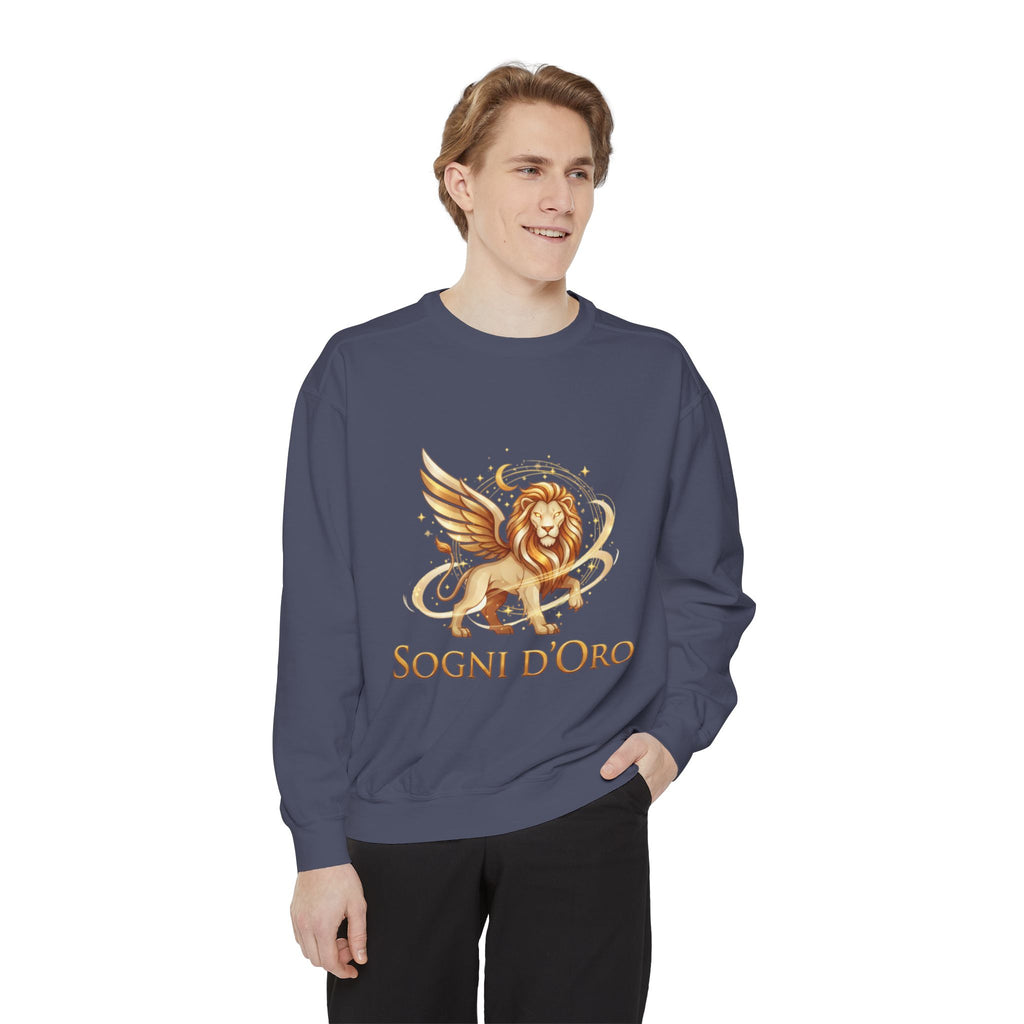 Garment-Dyed Lion Sweatshirt
