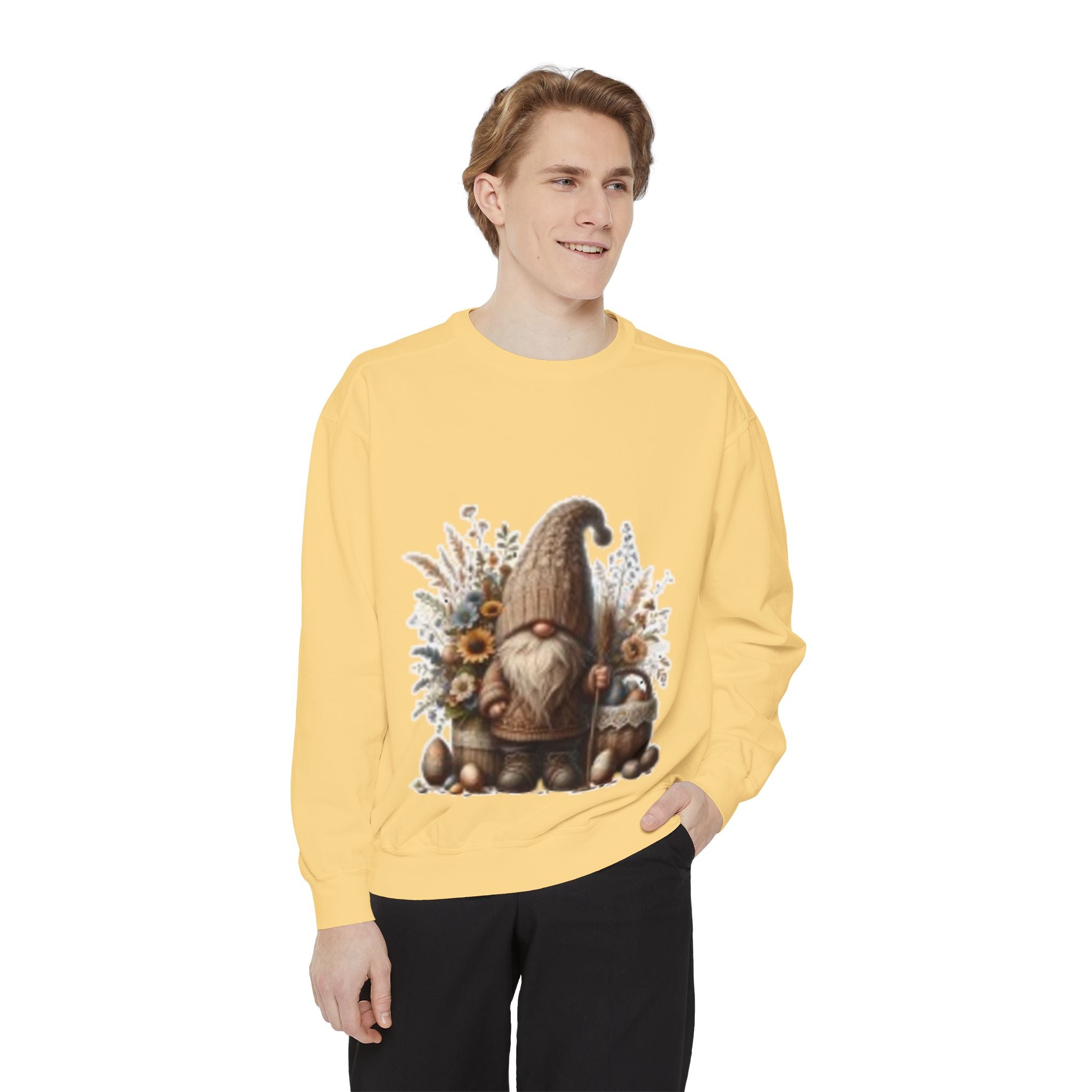 Garment-Dyed Cotton Sweatshirt