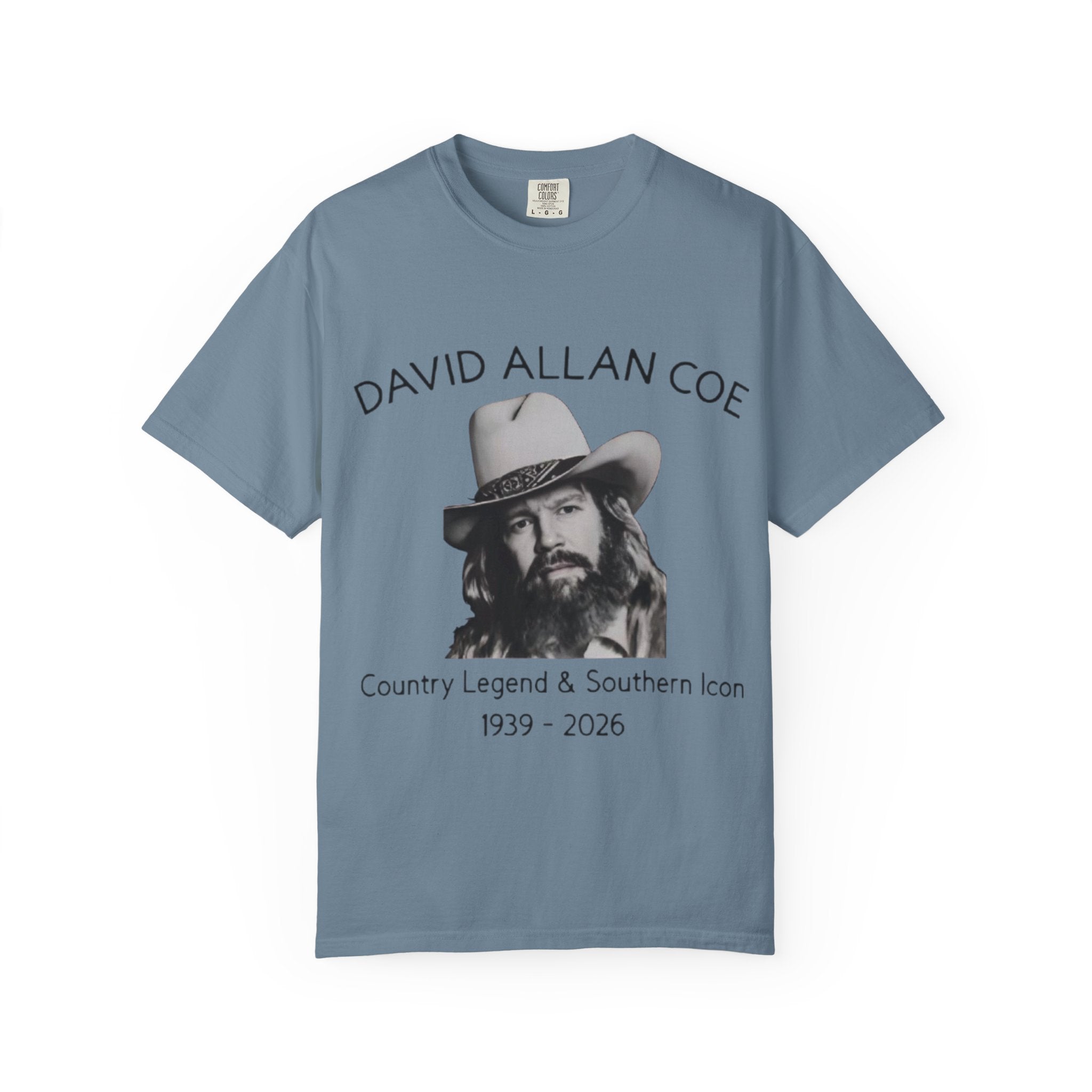David Allan Coe Tribute T-Shirt – Country Legend Memorial