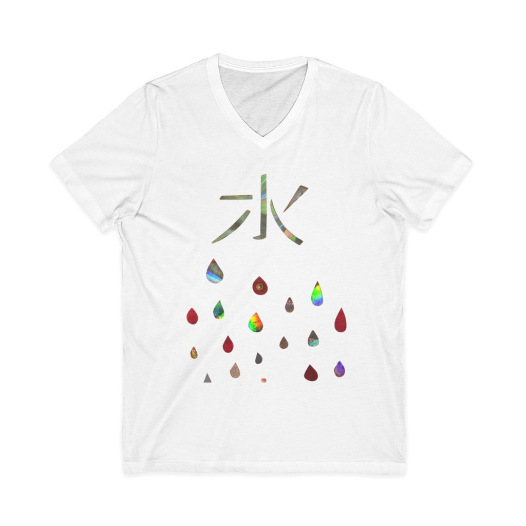 Unisex Jersey Short Sleeve V-Neck Tee