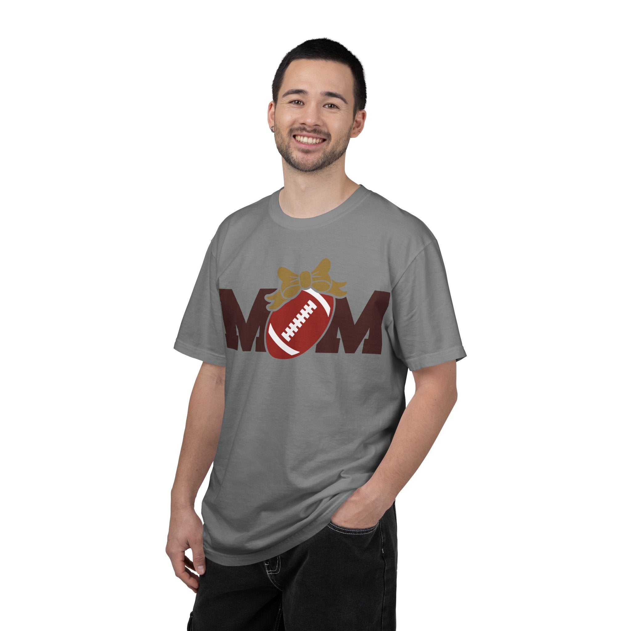 Garment-Dyed Football Mom Tee