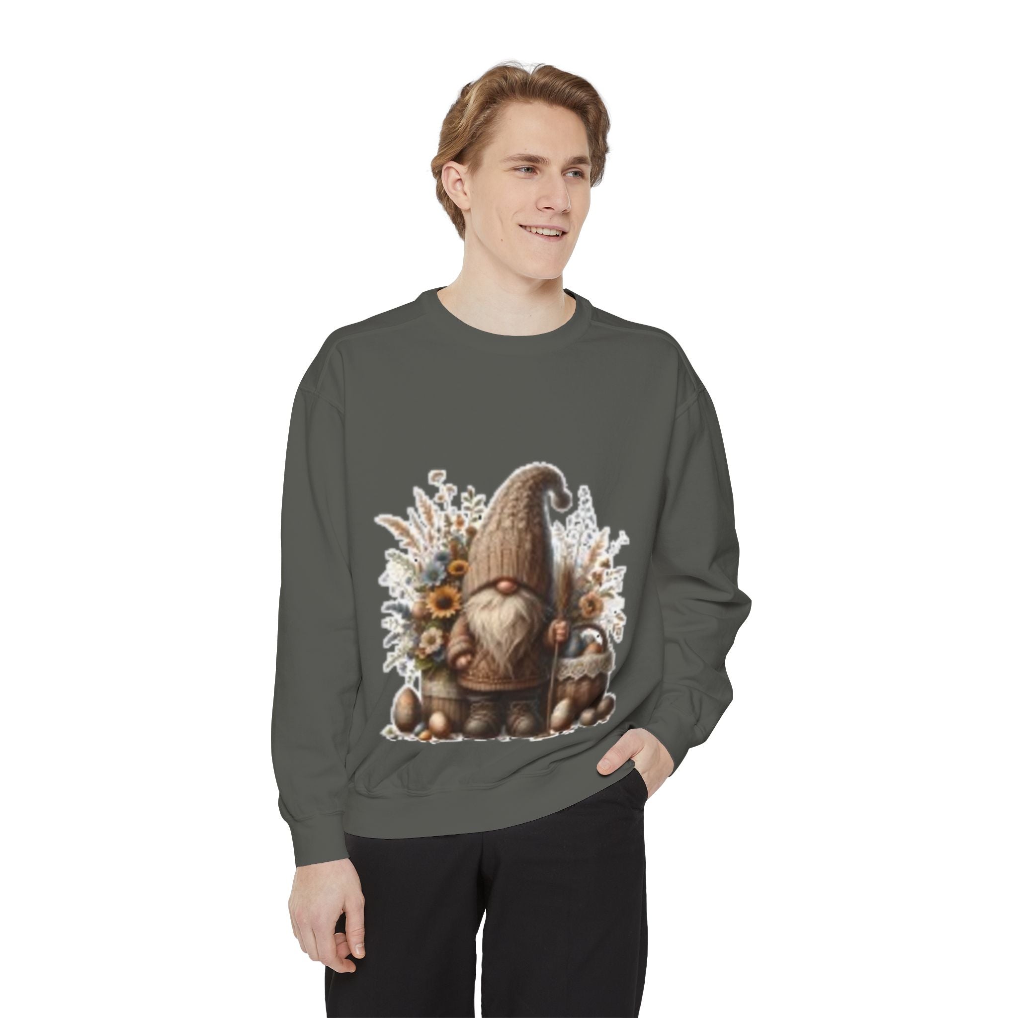 Garment-Dyed Cotton Sweatshirt