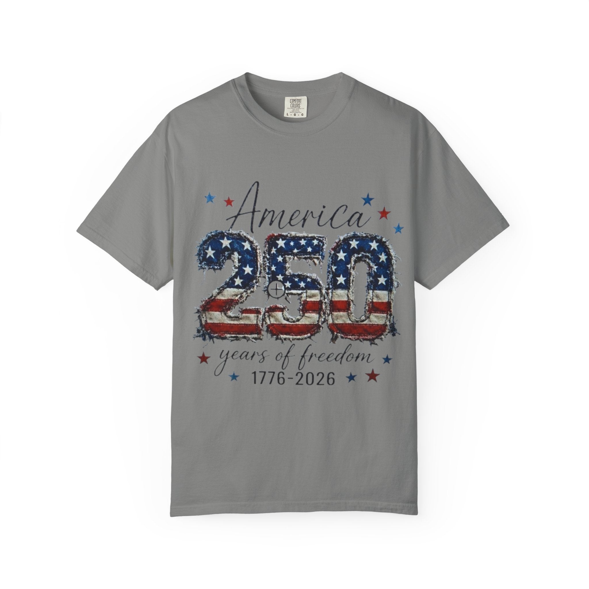 America 250 T-Shirt — 1776–2026 Stars & Stripes Patriotic Tee