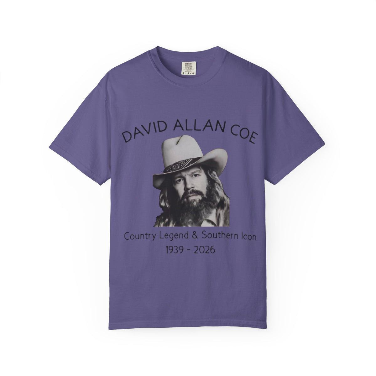David Allan Coe Tribute T-Shirt — Country Legend Memorial Tee (1939–2026)