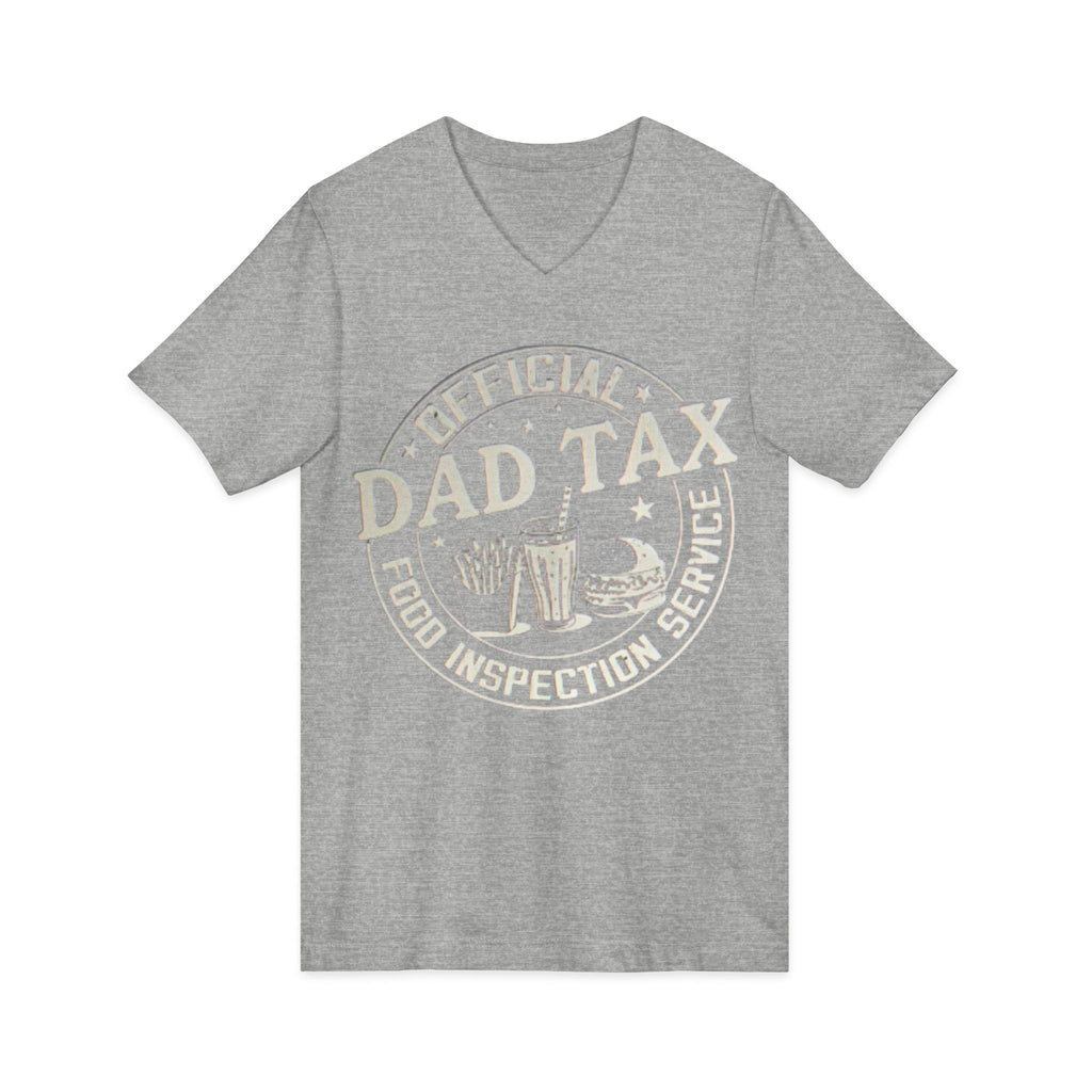 Dad Tax T‑Shirt — "Official Dad Tax Food Inspection Service" V‑Neck Tee
