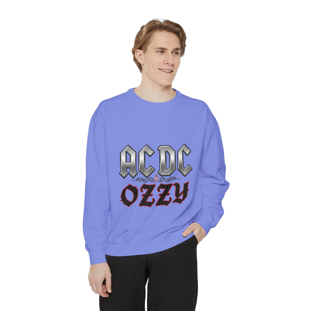 AC/DC x Ozzy Rock Crewneck Sweatshirt