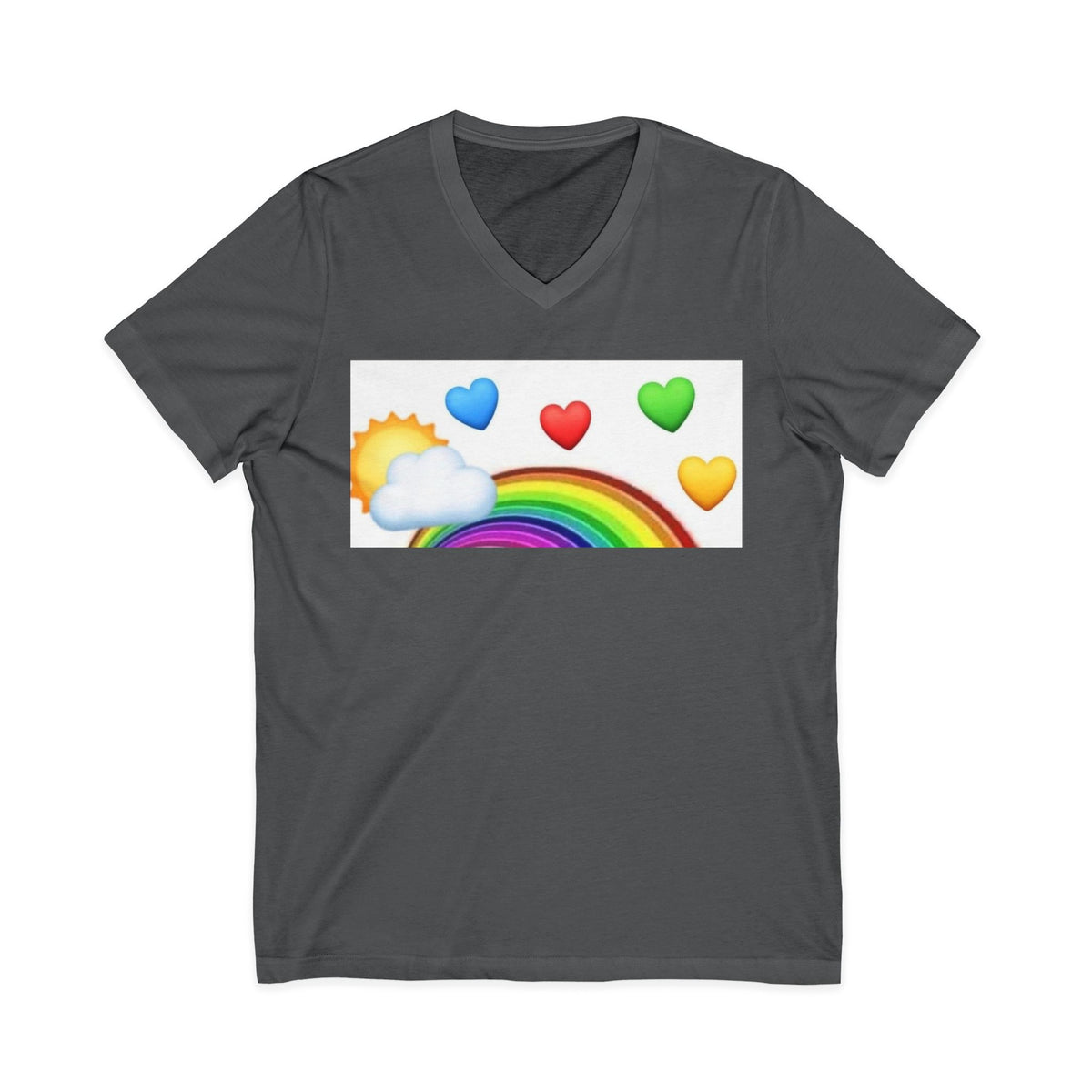 Unisex Jersey Short Sleeve V-Neck Tee