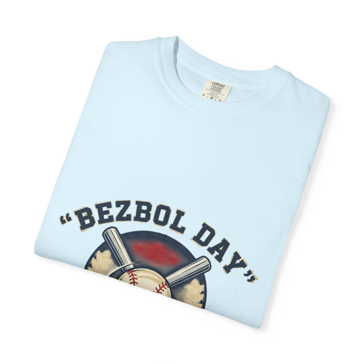 Baseball Graphic T-Shirt — "Bezbol Day" Retro Baseball Tee