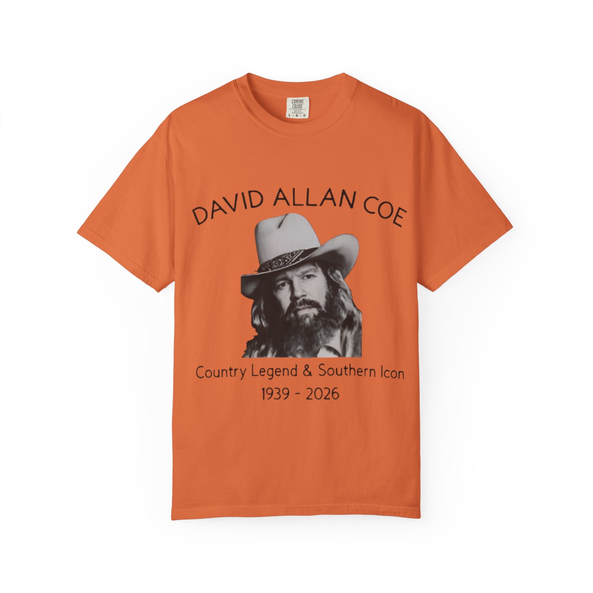 David Allan Coe Tribute T-Shirt – Country Legend Memorial