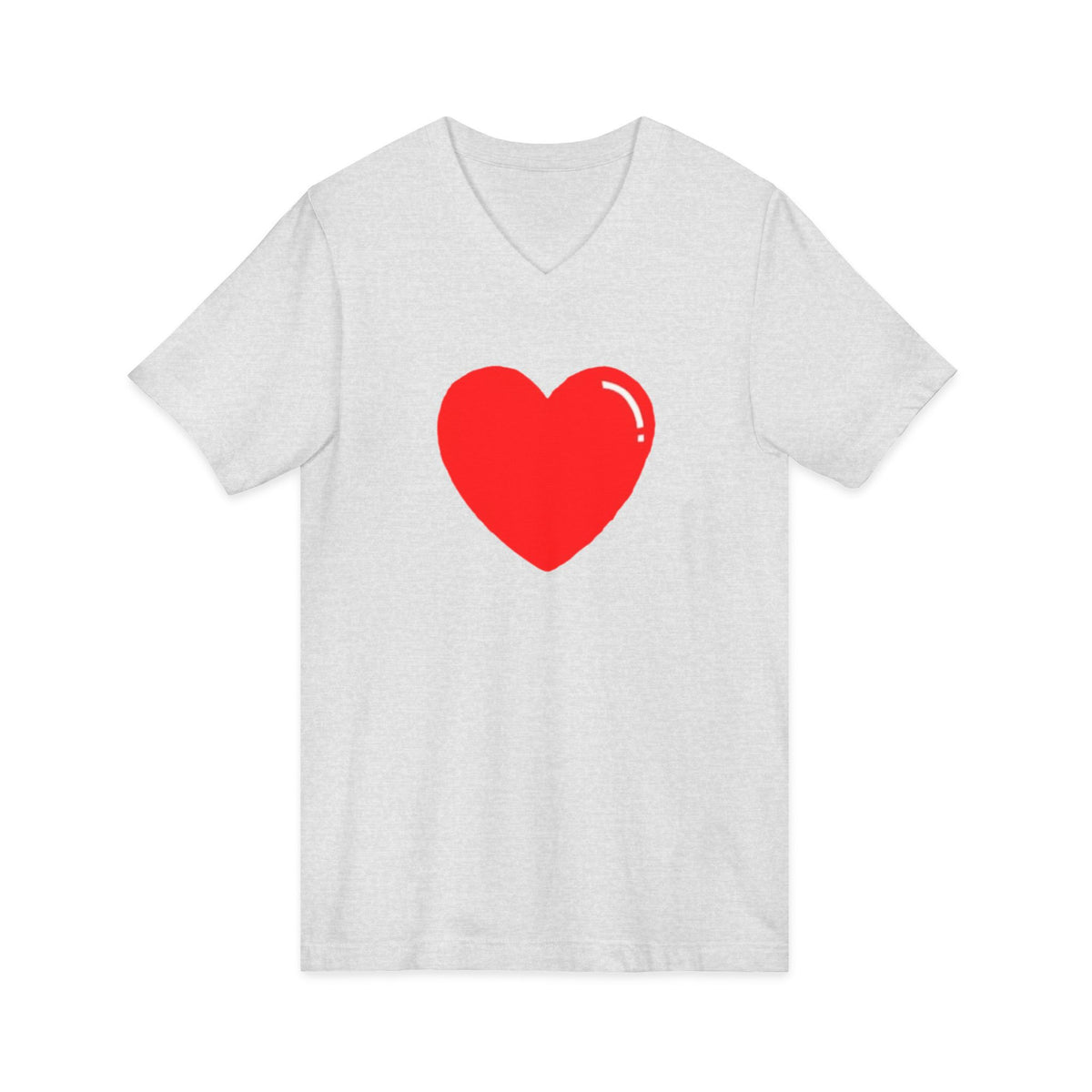 Unisex Jersey Short Sleeve V-Neck Tee