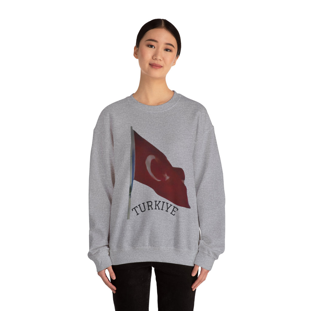 Turkish Flag Fleece Crewneck