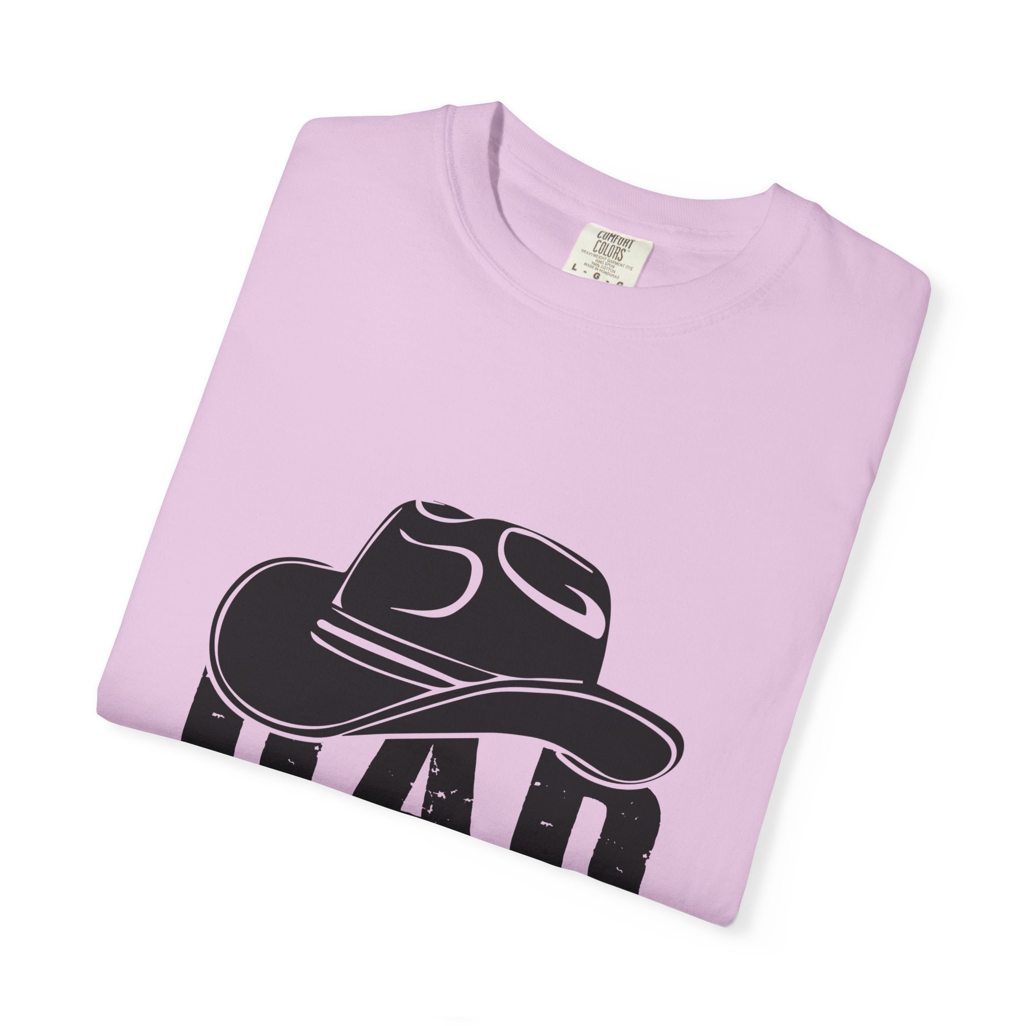 Dad of Girl T-Shirt — Cowboy Hat Father of Daughter Tee