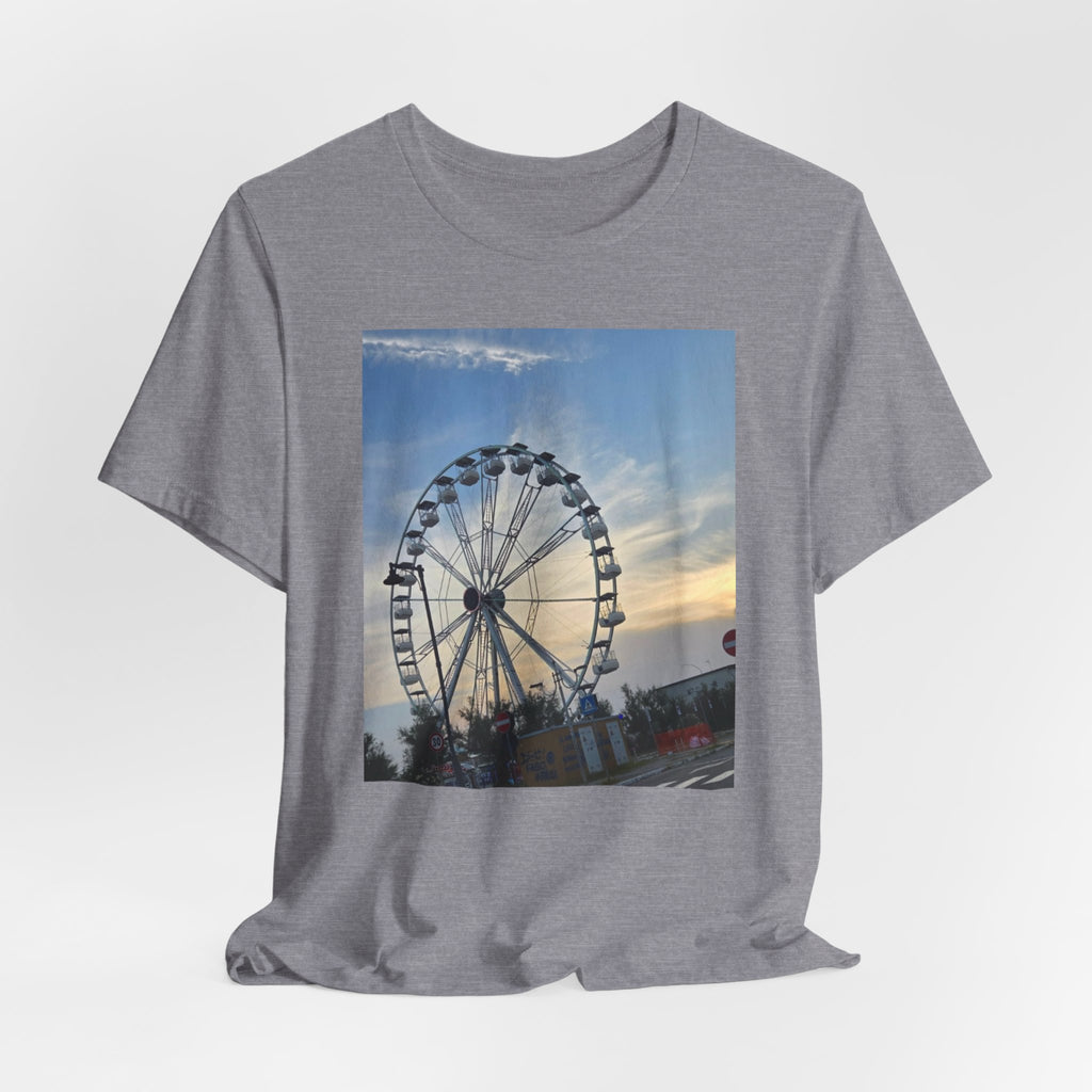 Ferris Wheel Sunset T-Shirt — Carnival Photo Tee