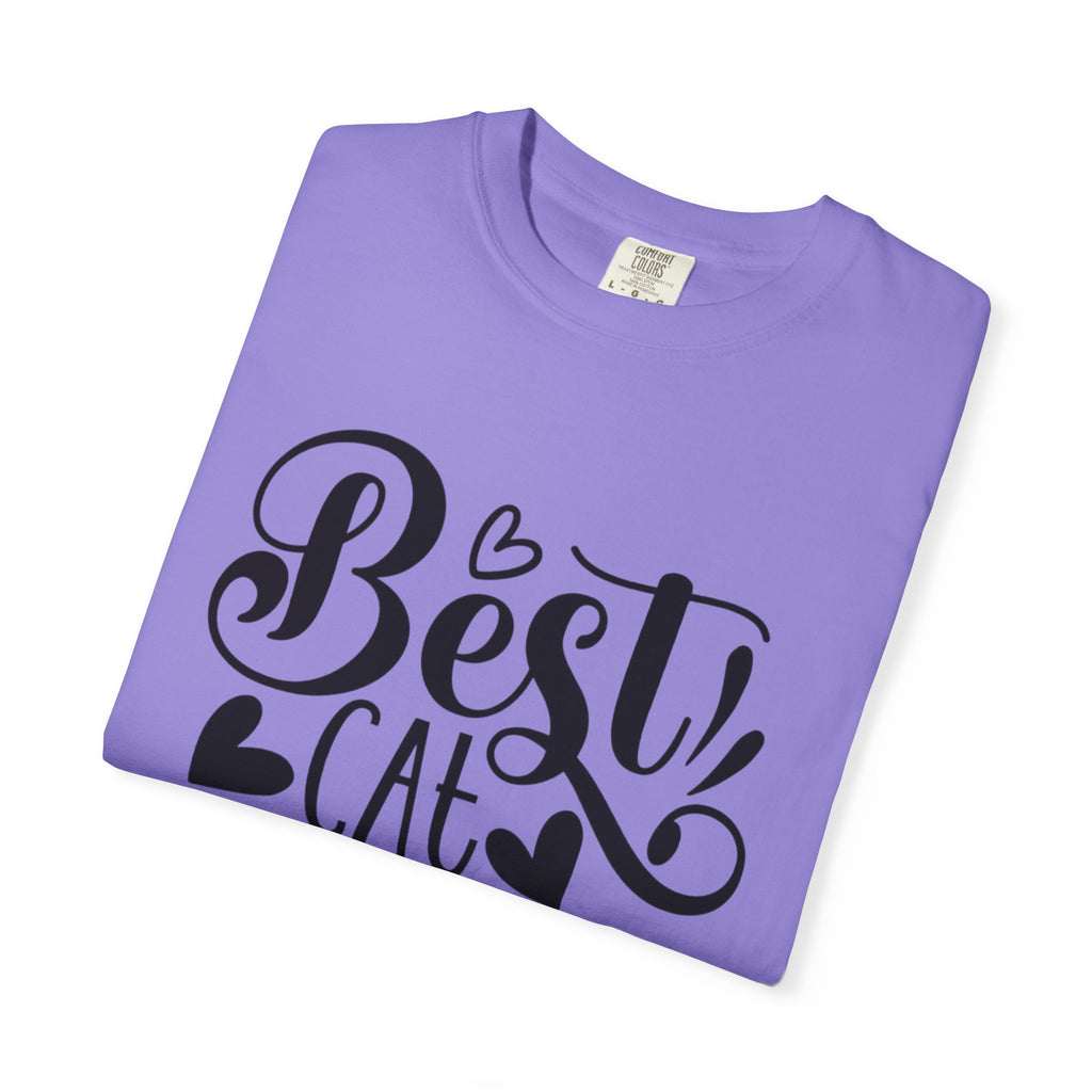 Garment-Dyed Cat Mom Tee