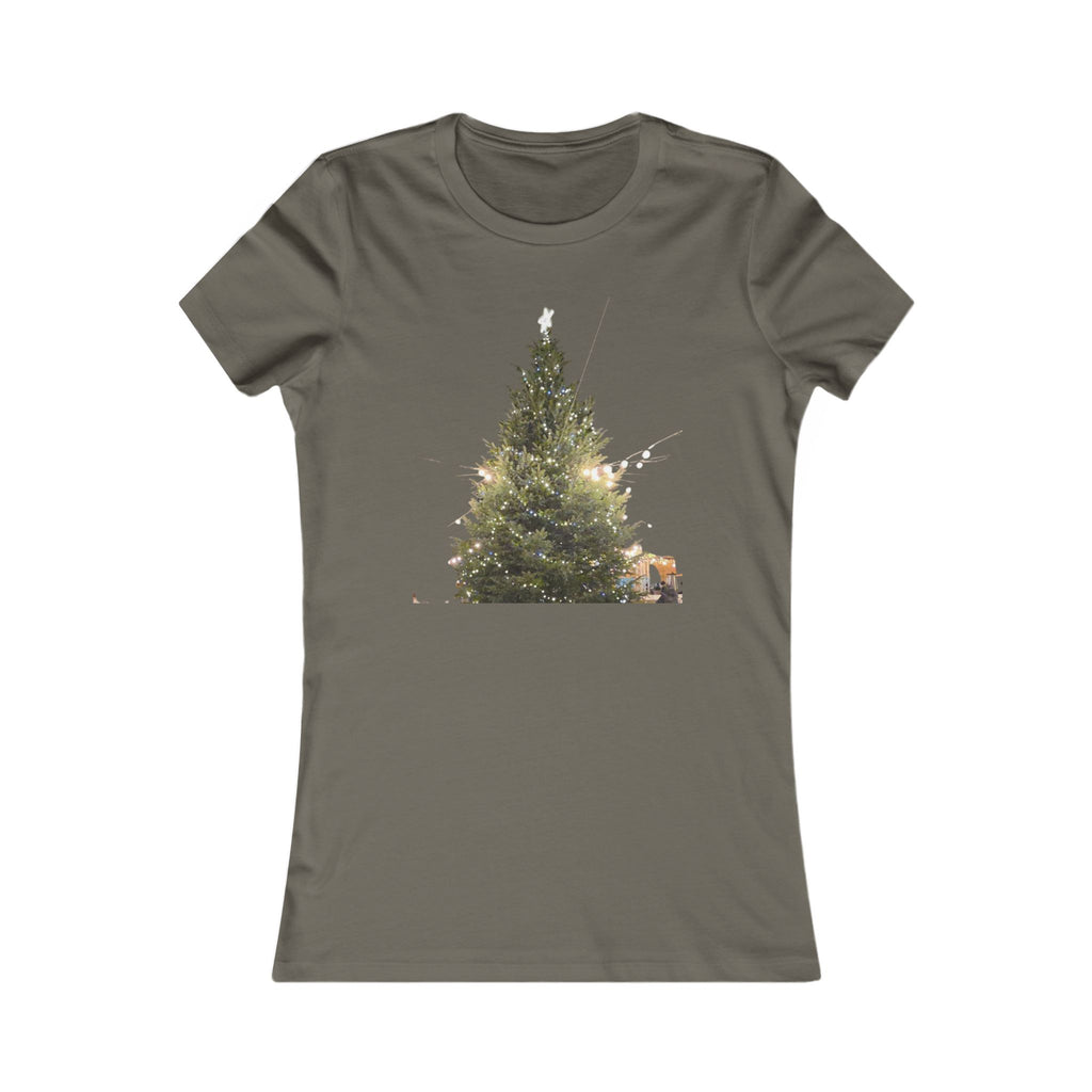 Slim Cotton Winter Lights Tee