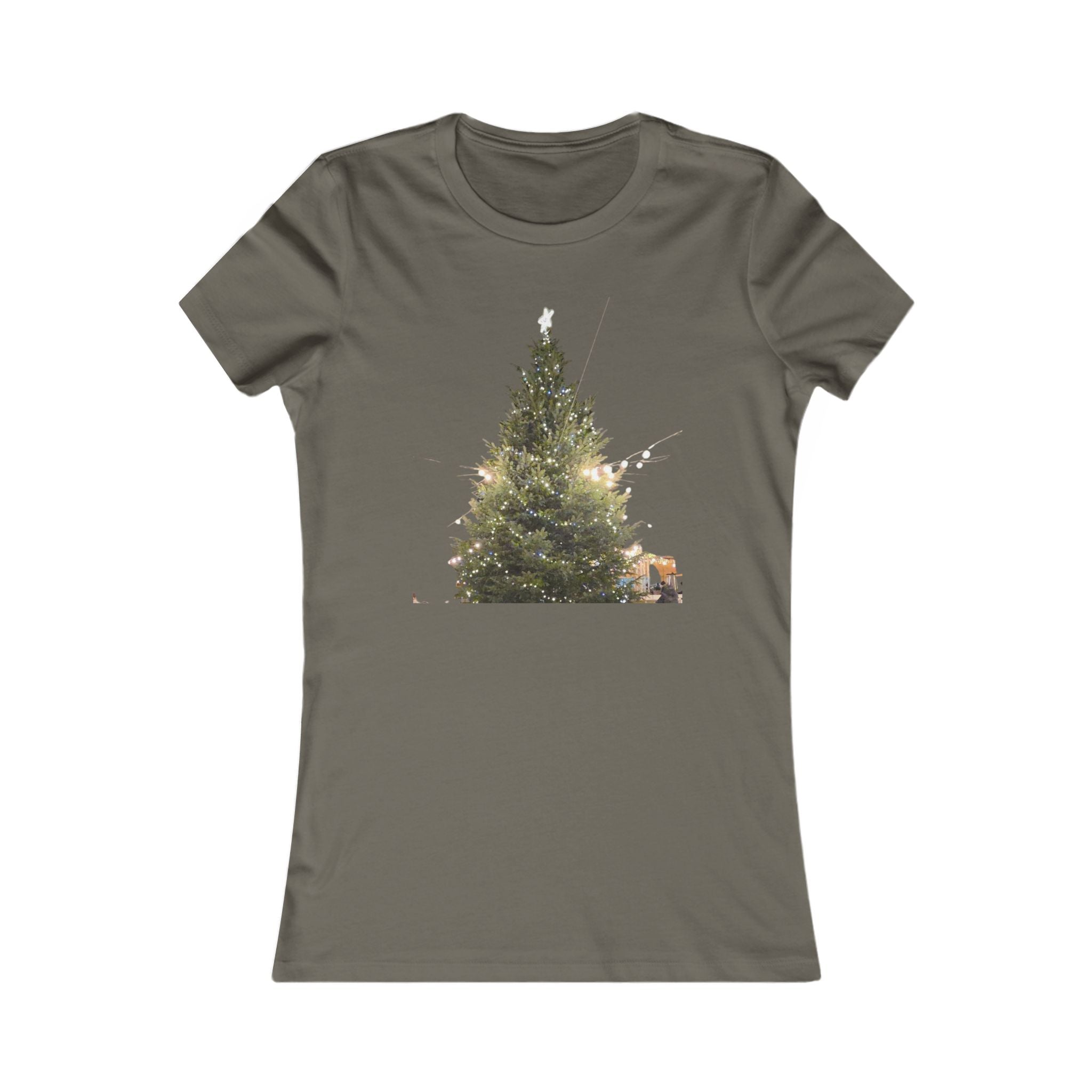 Slim Cotton Winter Lights Tee